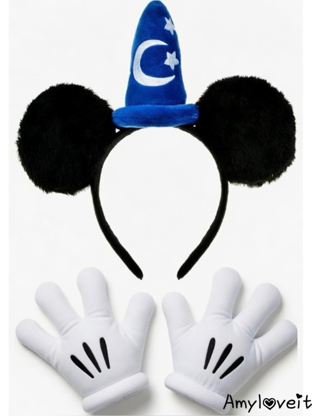 Plush Mickey Mouse Ears & Gloves #57